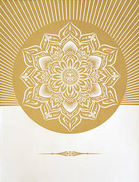 Obey Lotus Diamond (White &amp; Gold). by OBEY - FAIREY, Shepard - 2013