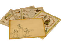 Kate Greenaway's Calendar for 1884. [A set of four cards in original printed envelope]