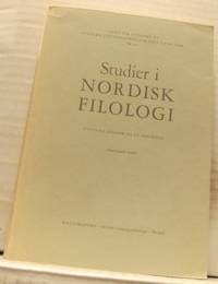 Studier i nordisk filologi 59.