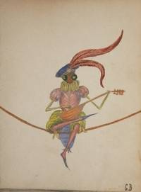 Album Comique. Concert des Artistes Papillons. Executant le Grand Air de la Muette
