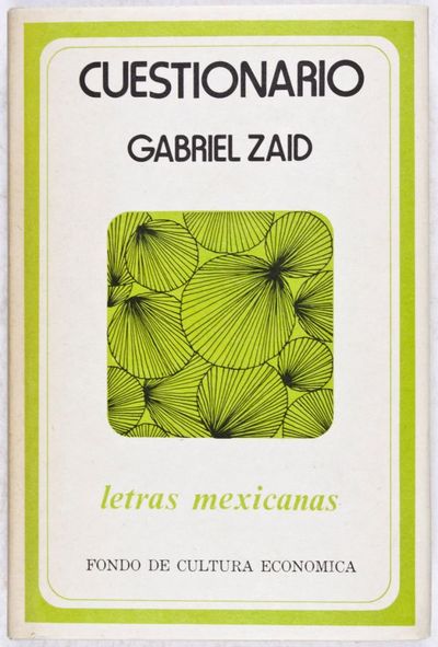 Cuestionario [INSCRIBED AND SIGNED BY AUTHOR]