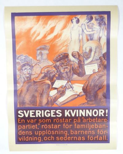 [Valaffisch] SVERIGES KVINNOR! En var som röstar…
