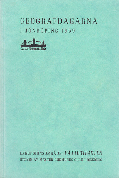 Geografdagarna i Jönköping 1939.…