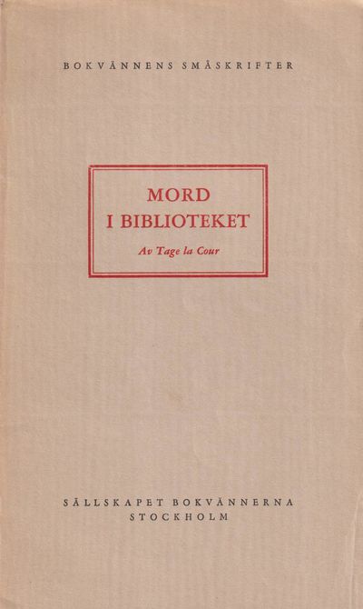 Mord i biblioteket [översättning från det danska…