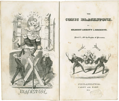 THE COMIC BLACKSTONE...PART I - OF THE RIGHTS OF PERSONS [engraved title].