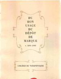 image of Du bon usage du depot de marque v. 1890-1903