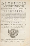 De Officio Locumtenentis in Guberniis Sac Consultae Tractatus..