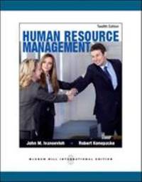 human resource management by Ivancevich John - 2012