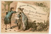 Invitation - Grosser Masken der New Yorker Sangerrunde