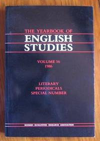 image of Yearbook of English Studies: 1986 Literary Periodicals volume 16