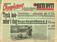 Olympiasport. Arbeiderbladets Ekstrautgave 14. - 24. februar 1952. [2 utg. lø 16. og lø. 23.]