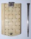 View Image 3 of 7 for Early to Mid-19tjh Century Miniature Bone Notebook with accompanying metal stylus. With two contempo... Inventory #20521
