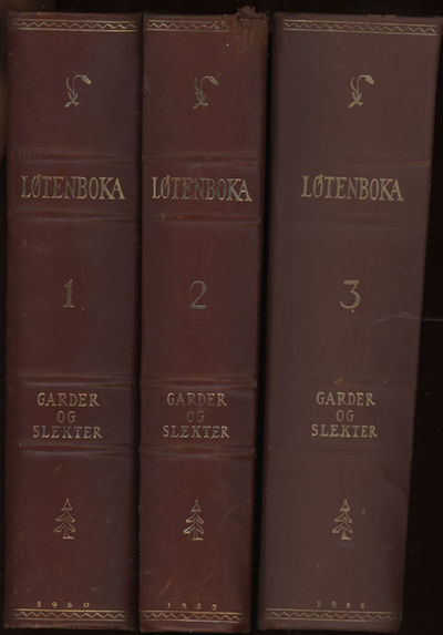 Løtenboka. Garder og slekter.  I-III