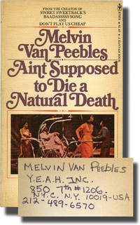 image of Ain't Supposed to Die a Natural Death (First Edition, Melvin Van Peebles' copy)
