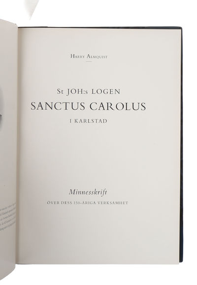 S:t Joh:s logen Sanctus Carolus i Karlstad…