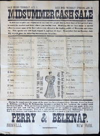 Midsummer Cash Sale Yard Goods - Fashionable Illustration