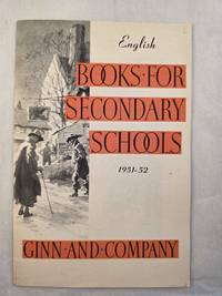 English Books for Secondary Schools 1951-52