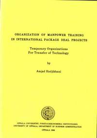 Organization of Manpower Training in…