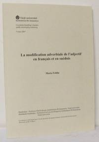 La modification adverbiale de l´adjectif en…