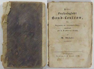 Kort psykologiskt hand-lexicon, för begynnare uti…