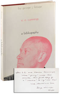 E.E. CUMMINGS: A BIBLIOGRAPHY - INSCRIBED TO E.E. CUMMINGS