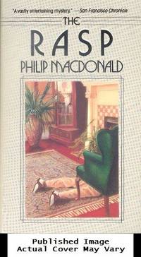 The Rasp by MacDonald, Philip - 1984-11-01 Spine Wear, Cover Edg