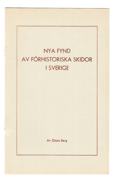 Nya fynd av förhistoriska skidor i Sverige.…