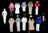 8" Handmade Watercolor Male Paper Doll named Drake Shelbourne with 11 Costumes & 3 Hats - Contemporary and Historical Attire c1940s