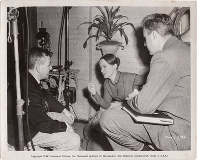 The Heiress (Original photograph of William Wyler and Olivia de Havilland on the set of the 1949 film)