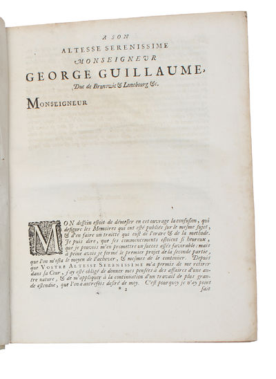 L'Ambassadeur et ses Fonctions. Dernière édition Augmentée des Réflexions sur les Mémoires pour les Ambassadeurs. 2 parts (+) Discours Historique de L'election de L'Empereur et des Electeurs. (photo 3)