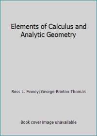 Elements of Calculus and Analytic Geometry