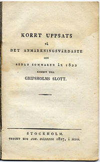 Korrt uppsats på det anmärkningsvärdaste som…