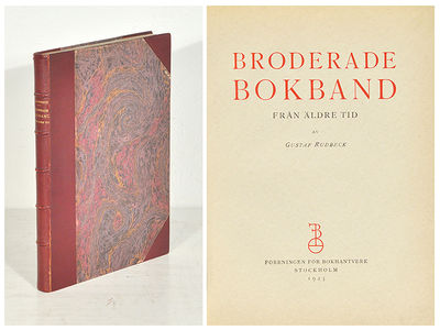 Broderade bokband från äldre tid i svenska…