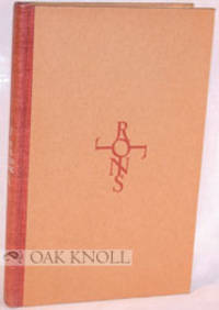 New York: The Typophiles, 1949. cloth-backed boards. 12mo. cloth-backed boards. 142 pages. Limited t...