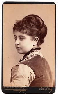 cover of CARTE DE VISITE OF OPERATIC SOPRANO PAULINE LUCCA, PHOTOGRAPHED BY NAPOLEON SARONY