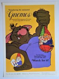 TV Advertising Poster for GNOMES: Introducing the Animated Gnomes, Tomorrow Entertainment...