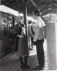 The Night They Raided Minsky's (Original photograph of William Friedkin and Britt Ekland on the set of the 1968 film)