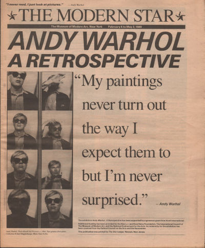 THE MODERN STAR: ANDY WARHOL. A Retrospective.