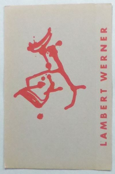 Lambert Werner. Gouacher från år 1955, numrerade…