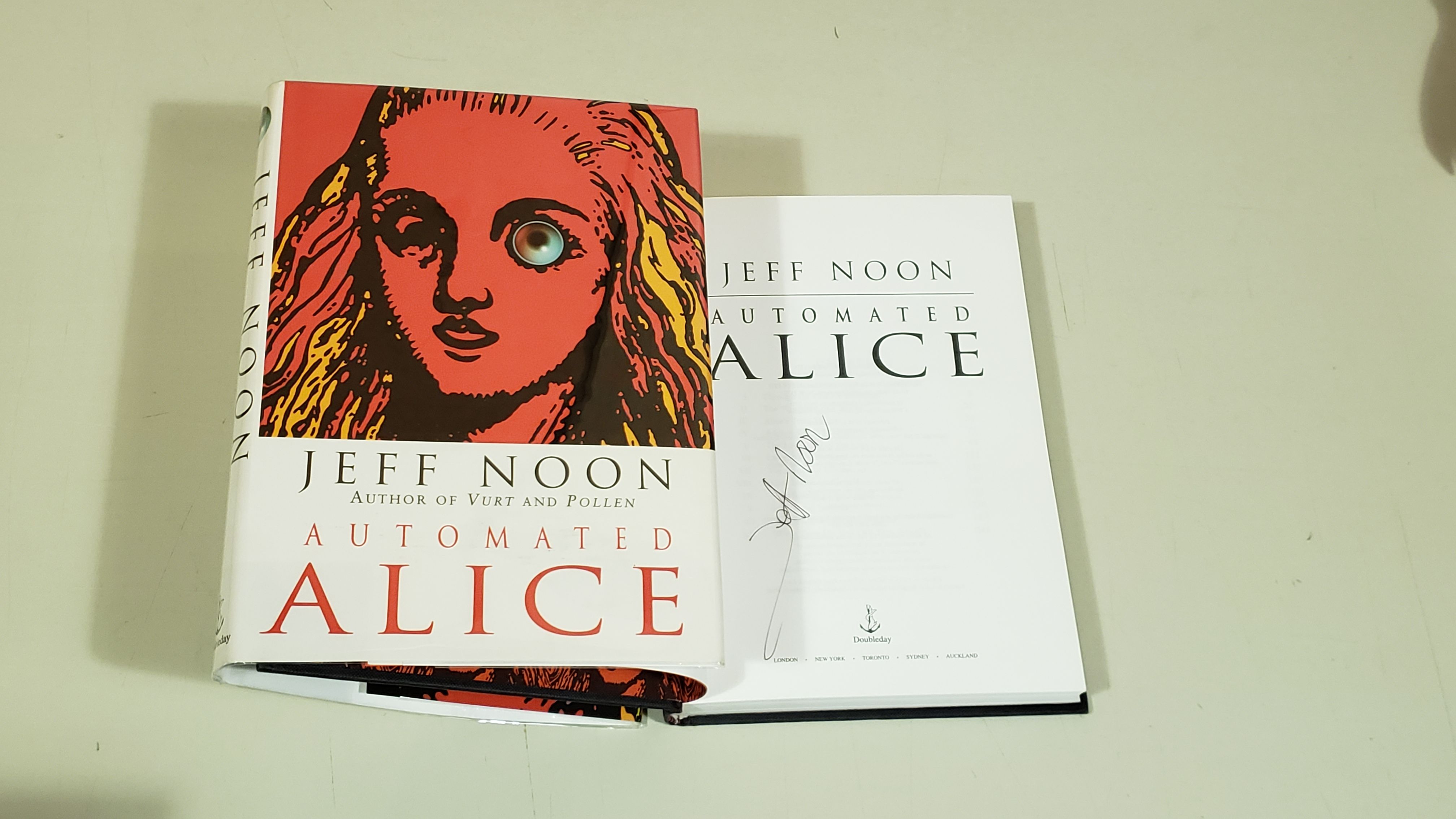 Automated Alice: Signed by Noon, Jeff | Hardcover | 1996
