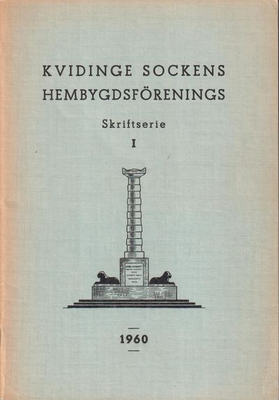 Kvidinge sockens Hembygdsförenings skriftserie I.…