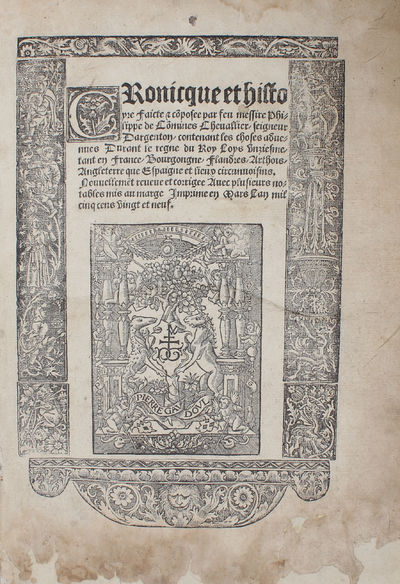 Cronique et histoyre faicte et composee par feu…