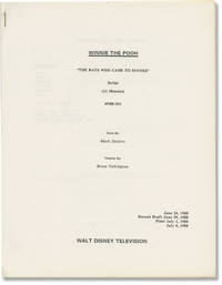 The New Adventures of Winnie the Pooh: King of the Beasties / The Rats Who Came to Dinner (Two original screenplays for the 1989 television episode)