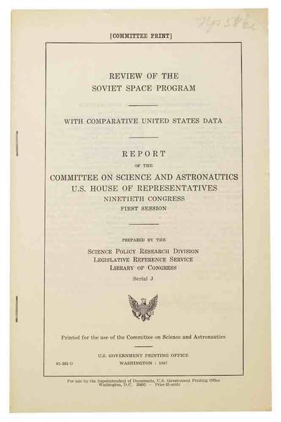 Review of the Soviet Space Program. With…