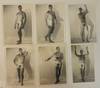 Six Vintage Original Mid-Century Vernacular Polaroid Photographs of a Nude Male Model with Indications of Use for the Study of Human Anatomy