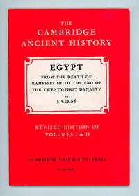 Egypt from the Death of Ramesses III to the End of the Twenty-First Dynasty. Volume II, Chapter XXXV by J Cerny - Paperback - Revised Edition - 1965 - from Andmeister Books (SKU: 6916)