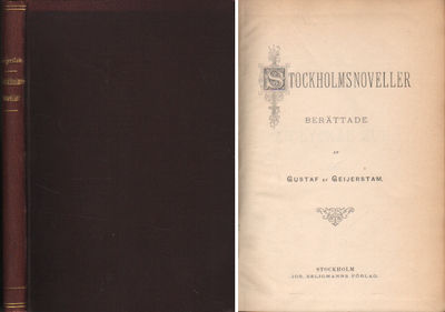 STOCKHOLMSNOVELLER. Berättade.