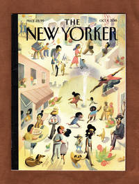 The New Yorker - October 1, 2018. Marcellus Hall Cover, "Lower East Side". Russian Cyberattacks Won for Trump; Alejandro Escovedo; Oxford Book of Footnotes; State of Georgia's Woeful Special Education; Utah Restaurateurs Fight Trump; Kavanaugh Controversy; Fahrenheit 9/11; Hurricane Florence; Eugene Delacroix