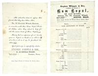 1860s Gum Copal Circular and Price List