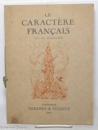 Le Caractère Français Dit de Tradition